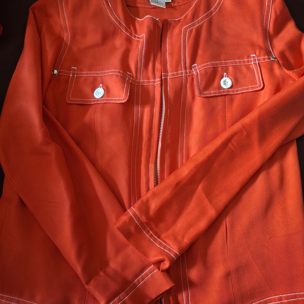 Vibrant Orange Women's Blazer